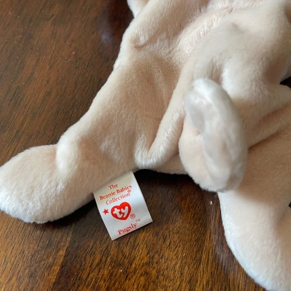 Ty “pugsly” beanie baby